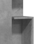 vidaXL Table d'appoint gris béton 35x35x60 cm bois d'ingénierie