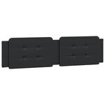 vidaXL Cadre de lit avec LED sans matelas noir 160x200 cm