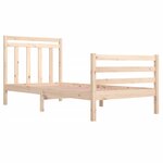 vidaXL Cadre de lit sans matelas 100x200 cm bois massif