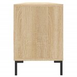 vidaXL Meuble TV chêne sonoma 150x30x44 5 cm bois d'ingénierie