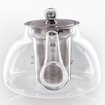 Théière en verre avec filtre en inox - 0 8 L