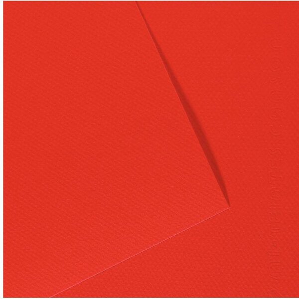 Paquet de 10 feuilles Mi-Teintes CANSON 50 x 65 cm 160 g coloris rouge