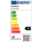 Lampe de bureau LED Vicky, Puissance 9W,  Durée 50 000h, Blanc / Hêtre