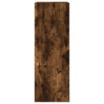 vidaXL Armoire à chaussures chêne fumé 60x34x96 5 cm bois d'ingénierie