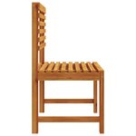 Chaises de jardin vidaXL sans accoudoirs 2 Pièces en bois d'acacia costaud