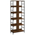 vidaXL Bibliothèque chêne marron 78 5x33x188 5 cm bois d'ingénierie