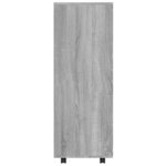 vidaXL Garde-robe Sonoma gris 80x40x110 cm Bois d'ingénierie