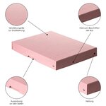 Purebox Pastel A4 40mm - Rose - X 5 - Falken