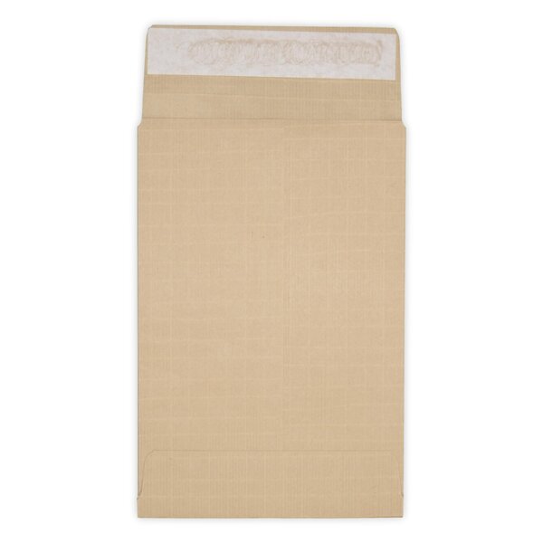 Lot de 20 enveloppes pochettes kraft armé à soufflet marron 176 x 250 + 30 mm