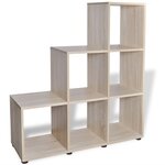 vidaXL Bibliothèque/étagère 107 cm Couleur de chêne