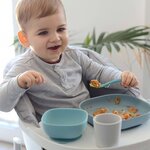 Beaba Service de repas bébé 4 Pièces Silicone Jungle