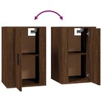 vidaXL Ensemble de meubles TV 3 Pièces Chêne marron Bois d'ingénierie