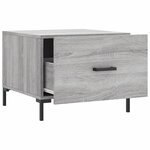 vidaXL Tables basses 2 Pièces sonoma gris 50x50x40 cm bois d'ingénierie