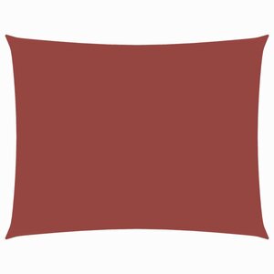vidaXL Voile de parasol tissu oxford rectangulaire 3x5 m terre cuite