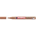 Marqueur Peinture Brillante 751 Cuivre Pointe Ronde 1-2 mm x 10 EDDING