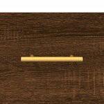 vidaXL Buffet chêne marron 100x36x60 cm bois d'ingénierie