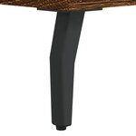 vidaXL Buffet Chêne marron 34 5x34x90 cm Bois d'ingénierie