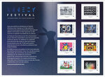 Collector 8 timbres - Annecy - Festival International du film d'animation - Lettre Verte