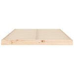 vidaXL Cadre de lit 120x190 cm petit double bois massif de pin