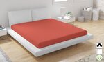 Drap housse en coton bio 140 x 200 cm - Orange