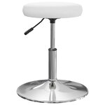 vidaXL Chaises à manger lot de 2 blanc similicuir