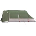 vidaXL Tente familiale tunnel 8 personnes vert imperméable