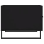 vidaXL Tables basses 2 Pièces noir 50x50x40 cm bois d'ingénierie
