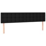 vidaXL Sommier à lattes de lit avec matelas Noir 200x200 cm Tissu