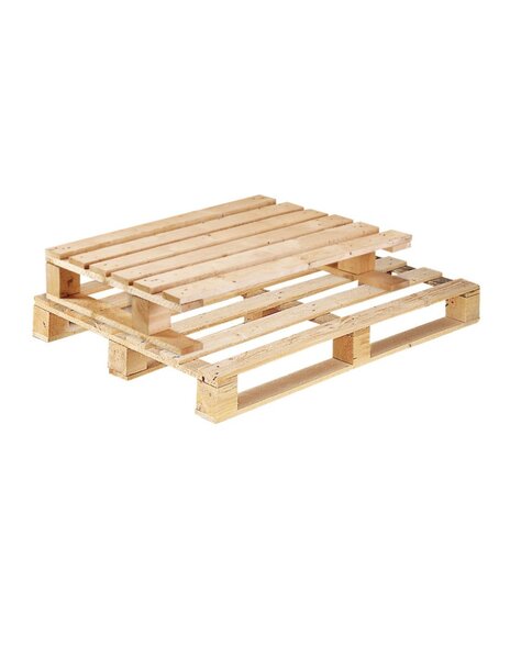 (pile de 17 palettes) palette perdue 1000 x 1200 x 123mm