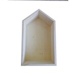 3 étagères en bois maison 30 5 x 18 x 10 cm