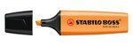 Surligneur BOSS ORIGINAL Rechargeable Pointe Biseautée 2-5 mm Orange STABILO