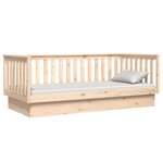 vidaXL Lit de jour 100x200 cm bois de pin massif