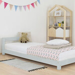 Lit enfant DREAMY 80 x 160 gris clair