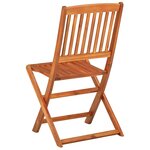 vidaXL Ensemble à manger de jardin 13 Pièces 280x90x75 cm bois d'acacia