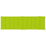 vidaXL Chaises longues lot de 2 avec coussins Bois d'acacia solide