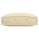 vidaXL Coussins de palette pour siège 6 Pièces Beige 40x40x8 cm Tissu Oxford