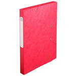 Boite De Classement Cartobox Dos 25mm Carte Lustrée - A4 - Rouge - X 25 - Exacompta