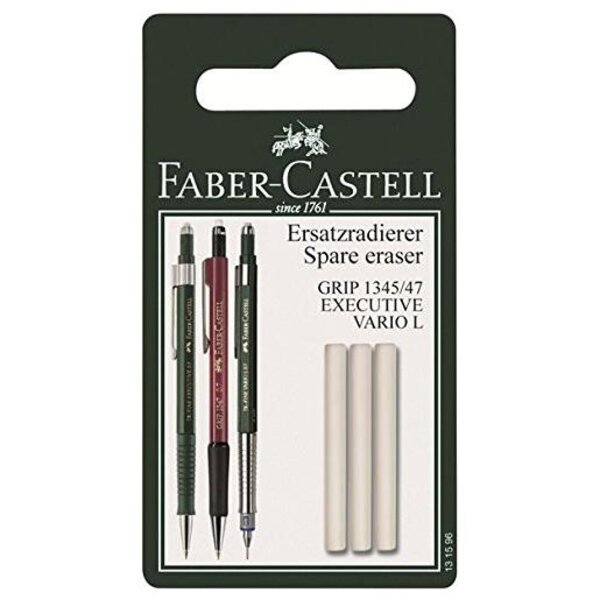 Blister Lot 3 Gommes de rechange pour GRIP 1345/1347/EXECUTIVE FABER-CASTELL