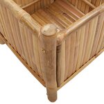 vidaXL Jardinière 50x50x50 cm bambou