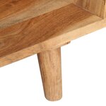 vidaXL Meuble TV 115x30x39 cm Bois d'acacia massif