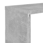 vidaXL Étagères cube murales 6 Pièces Gris béton 26x15x26 cm