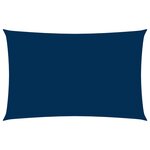vidaXL Voile de parasol Tissu Oxford rectangulaire 2x5 m Bleu