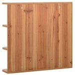 vidaXL Armoire à miroir de salle de bain Chêne 66x17x63 cm MDF