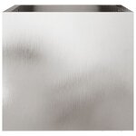 vidaXL Jardinière argenté 32x30x29 cm acier inoxydable