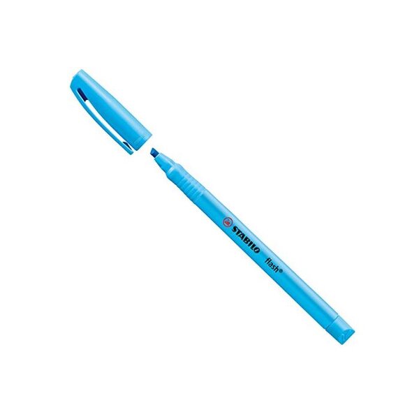 Surligneur flash edition Pointe biseautée 1 - 3,5 mm Bleu STABILO
