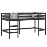 vidaXL Lit mezzanine enfants échelle 90x190 cm bois pin massif