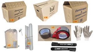 Kit Déménagement T4 – Cartons Robustes pour Maison Familiale