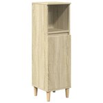 vidaXL Ensemble de meubles de salle de bain 3 Pièces chêne sonoma