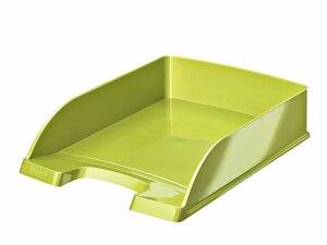 Corbeille à courrier Plus WOW, A4, polystyrène, vert LEITZ