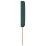 vidaXL Tête de lit LED boutons cristal vert foncé 90 cm Velours